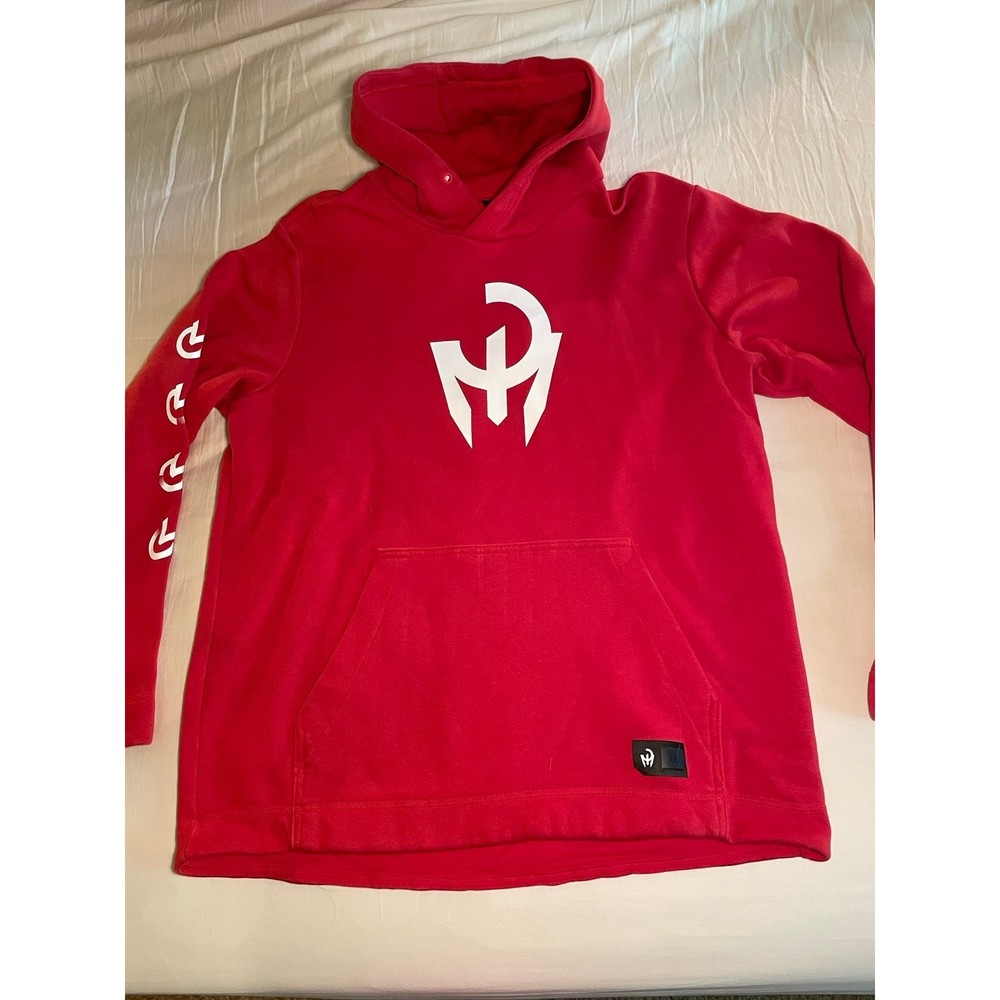 Adidas Patrick Mahomes Championship Red Hoodie Sweatshirt Size XL